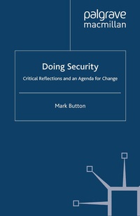 Enlarge image Cover: Doing Security - Palgrave Macmillan