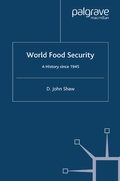 Cover: World Food Security - Palgrave Macmillan