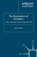 Cover: The Domination of Strangers - Palgrave Macmillan