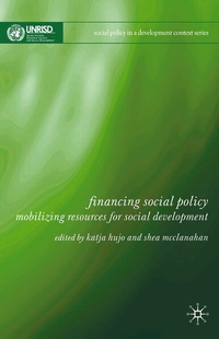 Enlarge image Cover: Financing Social Policy - Palgrave Macmillan