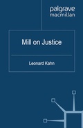 Cover: Mill on Justice - Palgrave Macmillan
