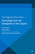 Cover: Psychology from the Standpoint of the Subject - Palgrave Macmillan