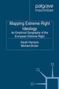 Cover: Mapping Extreme Right Ideology - Palgrave Macmillan