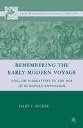 Cover: Remembering the Early Modern Voyage - Palgrave MacMillan