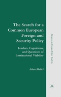 Cover: The Search for a Common European Foreign and Security Policy - Palgrave MacMillan
