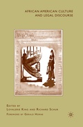 Cover: African American Culture and Legal Discourse - Palgrave MacMillan