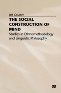 Cover: The Social Construction of Mind - Palgrave Macmillan