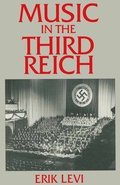 Cover: Music in the Third Reich - Palgrave Macmillan