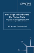 Cover: EU Foreign Policy Beyond the Nation State - Palgrave Macmillan