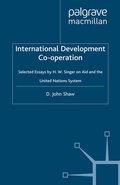 Cover: International Development Co-operation - Palgrave Macmillan