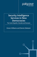 Cover: Security Intelligence Services in New Democracies - Palgrave Macmillan