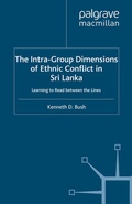 Cover: The Intra-Group Dimensions of Ethnic Conflict in Sri Lanka - Palgrave Macmillan