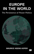 Cover: Europe in the World - Palgrave Macmillan