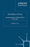 Cover: The Politics of Crisis - Palgrave Macmillan