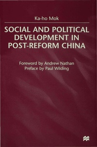 Enlarge image Cover: Social and Political Development in Post-reform China - Palgrave Macmillan