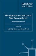 Cover: The Literature of the Great War Reconsidered - Palgrave Macmillan
