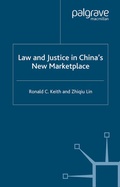 Cover: Law and Justice in China's New Marketplace - Palgrave Macmillan