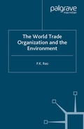Cover: The World Trade Organization and the Environment - Palgrave Macmillan