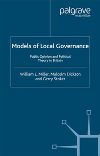 Enlarge image Cover: Models of Local Governance - Palgrave Macmillan