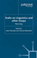 Cover: Stalin on Linguistics and Other Essays - Palgrave Macmillan