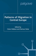 Cover: Patterns of Migration in Central Europe - Palgrave Macmillan