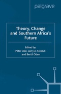Cover: Theory, Change and Southern Africa - Palgrave Macmillan