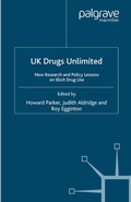 Cover: UK Drugs Unlimited - Palgrave Macmillan