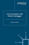 Cover: A Conversation with Martin Heidegger - Palgrave Macmillan
