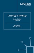 Cover: Coleridge's Writings: On the Sublime - Palgrave Macmillan