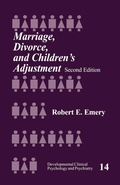 Cover: Marriage, Divorce, and Children's Adjustment - SAGE Publications Inc
