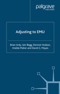 Cover: Adjusting to EMU - Palgrave Macmillan