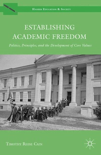 Enlarge image Cover: Establishing Academic Freedom - Palgrave MacMillan