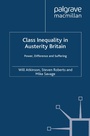 Cover: Class Inequality in Austerity Britain - Palgrave Macmillan