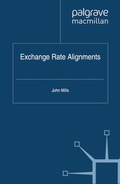 Cover: Exchange Rate Alignments - Palgrave Macmillan