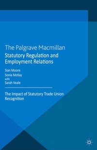 Enlarge image Cover: Statutory Regulation and Employment Relations - Palgrave Macmillan
