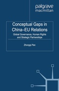 Cover: Conceptual Gaps in China-EU Relations - Palgrave Macmillan