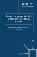 Cover: Second Language Identity in Narratives of Study Abroad - Palgrave Macmillan