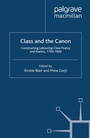 Cover: Class and the Canon - Palgrave Macmillan
