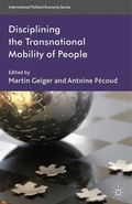Cover: Disciplining the Transnational Mobility of People - Palgrave Macmillan