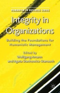 Cover: Integrity in Organizations - Palgrave Macmillan