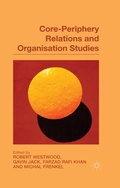 Cover: Core-Periphery Relations and Organization Studies - Palgrave Macmillan