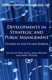 Enlarge image Cover: Developments in Strategic and Public Management - Palgrave Macmillan