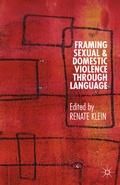 Cover: Framing Sexual and Domestic Violence through Language - Palgrave MacMillan