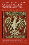 Cover: Material Cultures of Early Modern Women's Writing - Palgrave Macmillan