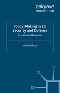 Cover: Policy-Making in EU Security and Defense - Palgrave Macmillan