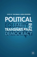 Cover: Political Equality in Transnational Democracy - Palgrave MacMillan