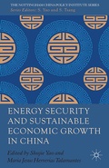 Cover: Energy Security and Sustainable Economic Growth in China - Palgrave Macmillan