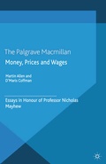 Cover: Money, Prices and Wages - Palgrave Macmillan