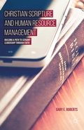 Cover: Christian Scripture and Human Resource Management - Palgrave MacMillan