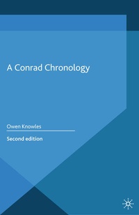 Enlarge image Cover: A Conrad Chronology - Palgrave Macmillan